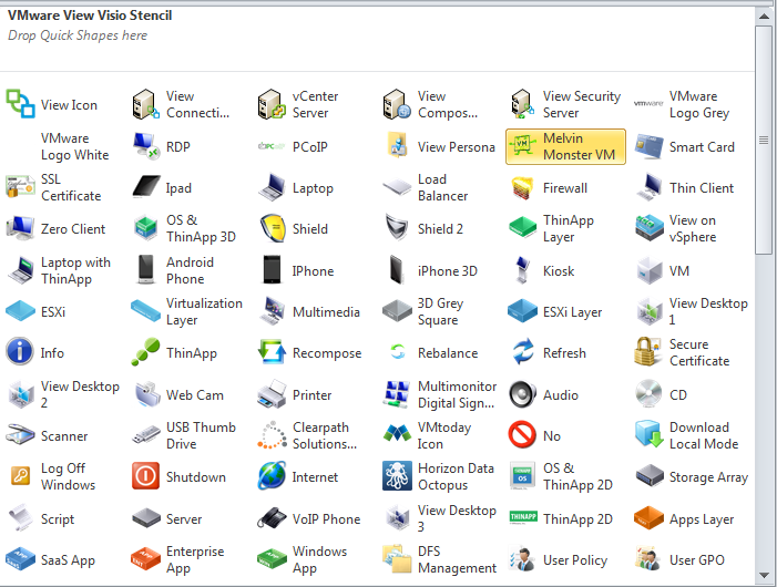 VMware View Visio Stencil Download VMtoday