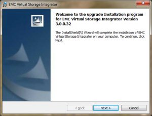 EMC Virtual Storage Integrator