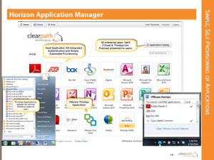 VMware Horizon Application Manager