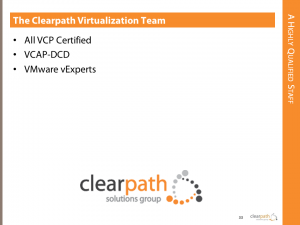 Clearpath's Virtualization Experts